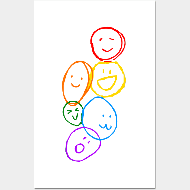 smilies Wall Art by Lamink